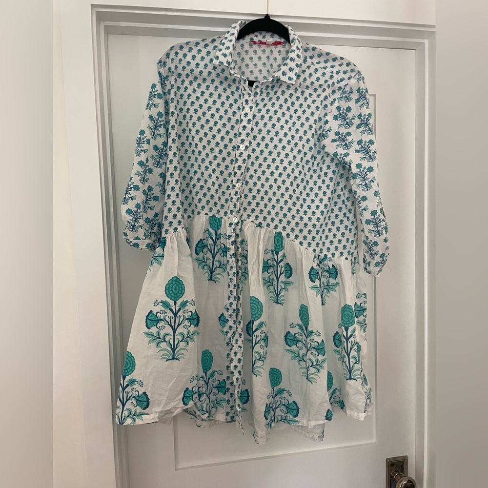 Ro’s Garden Shirt Dress. Size Small.